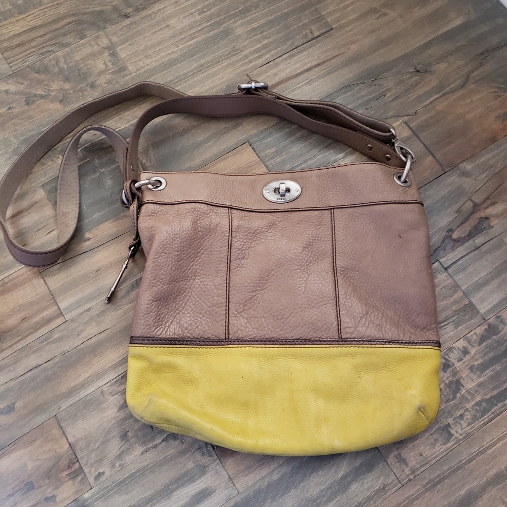 Fossil Color Block Crossbody
